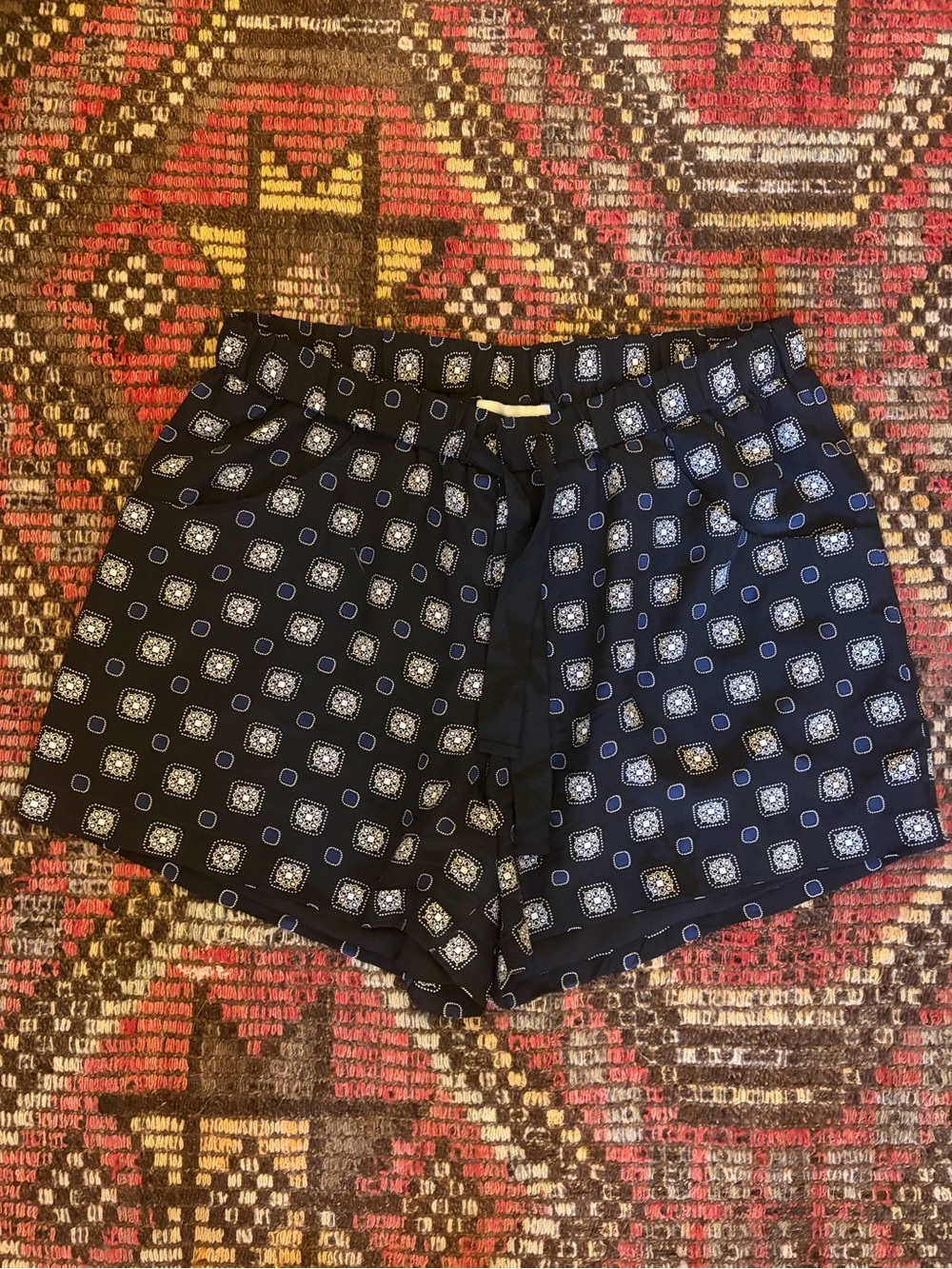 Sea New York Navy silk shorts size 4